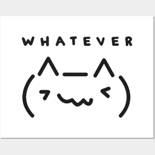 whatever cat Posters and Art